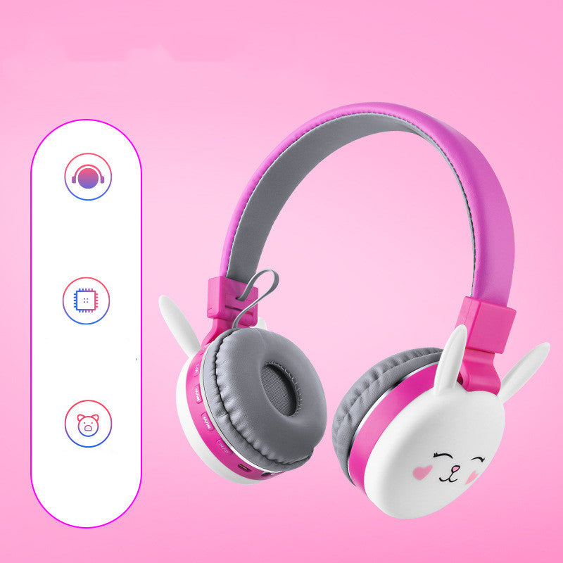 Bluetooth Headset Wireless Anime Cat Rabbit Bilateral Call Stereo Headset