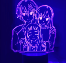 3D Night Light Remote Control Creative Bedroom Decoration Sleeping Table Lamp