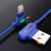 Double-Sided Blind Plug-In Elbow Mobile Game Charging Cable With Light