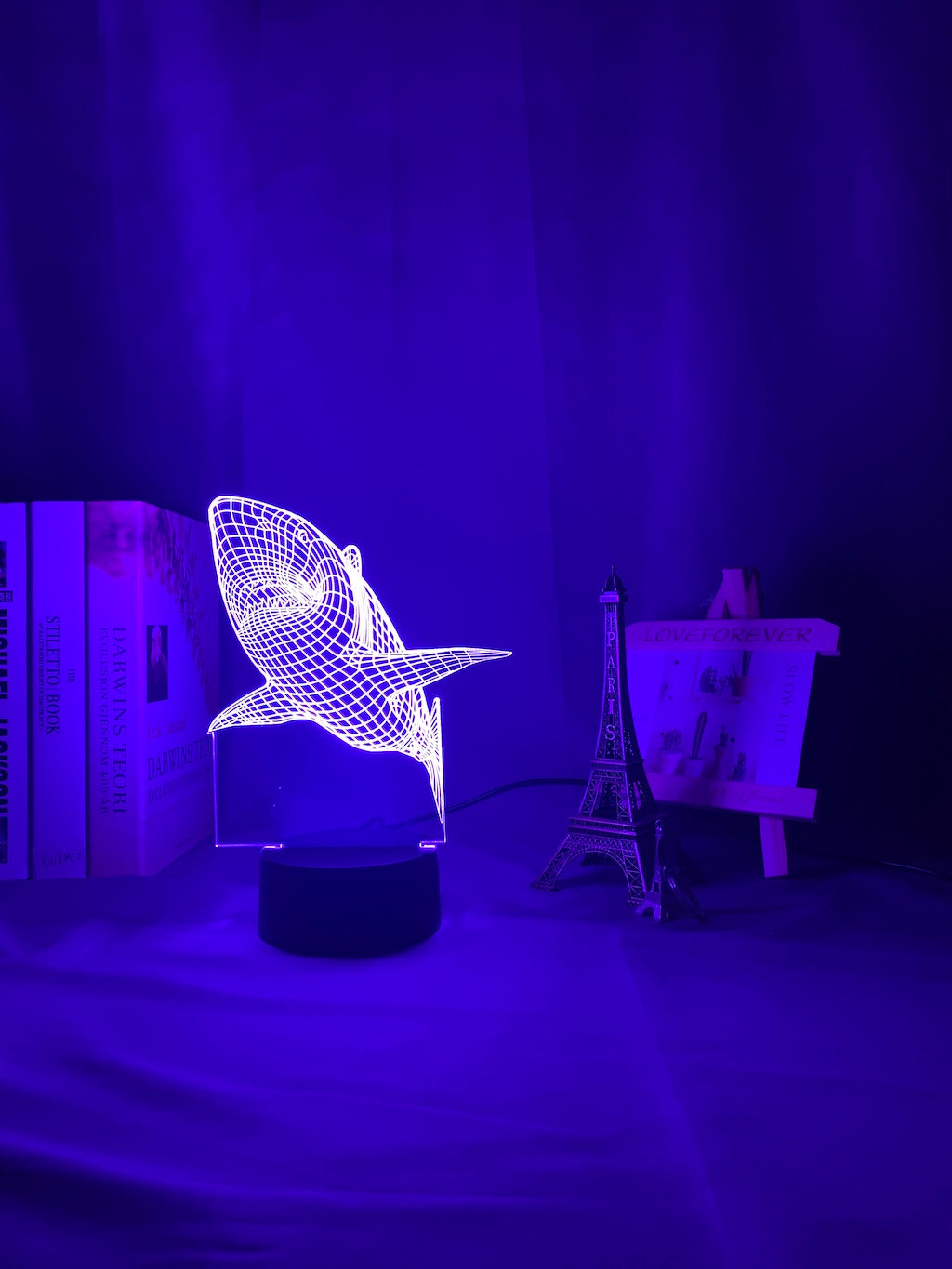 3D LED Colorful Touch Remote Control Night Light