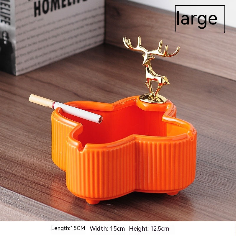 Light Luxury Ashtray Creative Home Living Room Simple