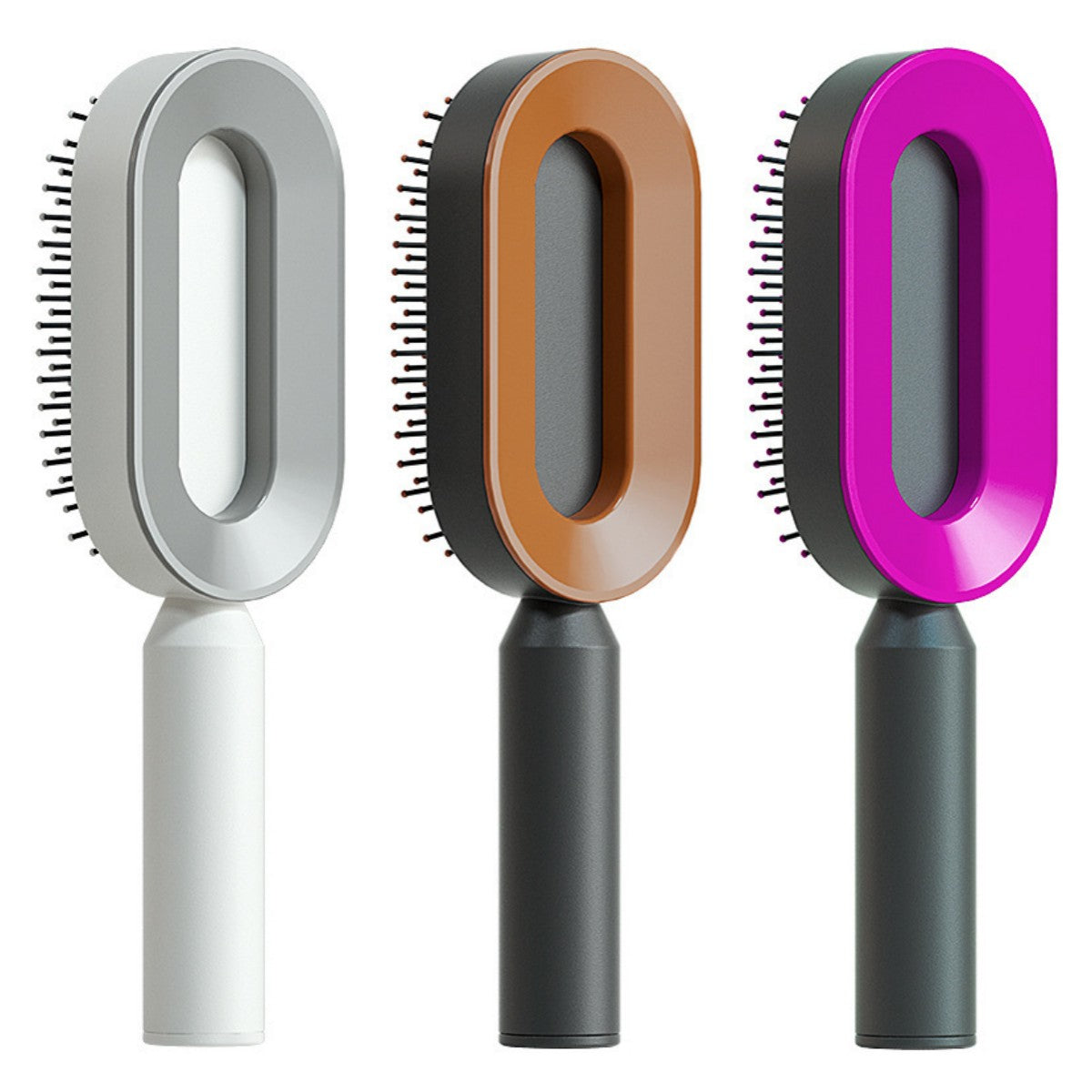 Self-Cleaning Hair Brush, 3D Air Cushion Massager Brush, Self-Cleaning Hair Styling Brush for Women, Hairdressing Brush