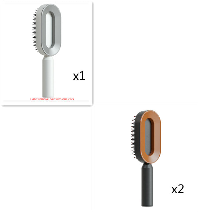 Self-Cleaning Hair Brush, 3D Air Cushion Massager Brush, Self-Cleaning Hair Styling Brush for Women, Hairdressing Brush