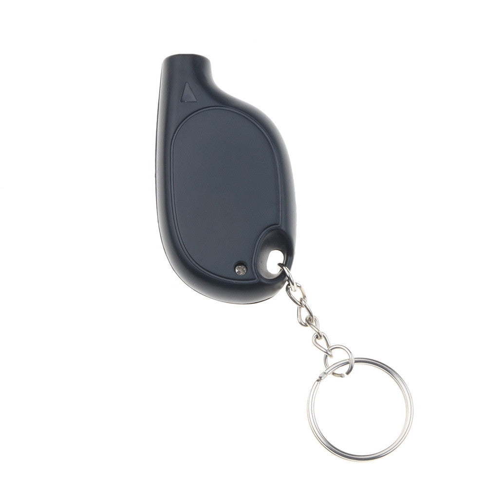 Keychain tire pressure gauge