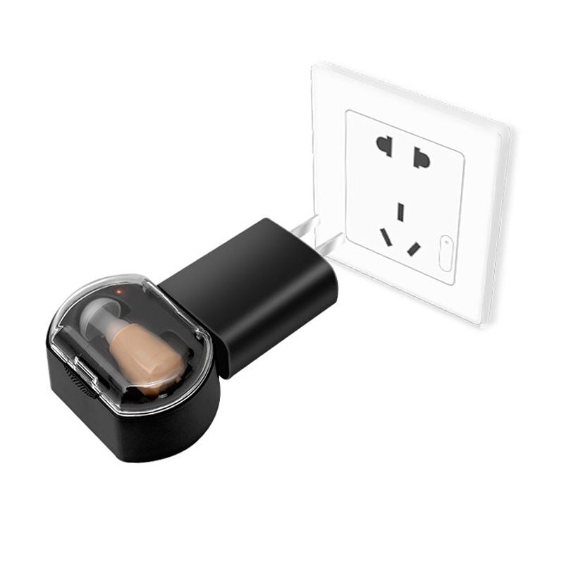 Invisible rechargeable hearing aid