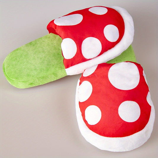 Cute Small Mushroom Cotton Holder