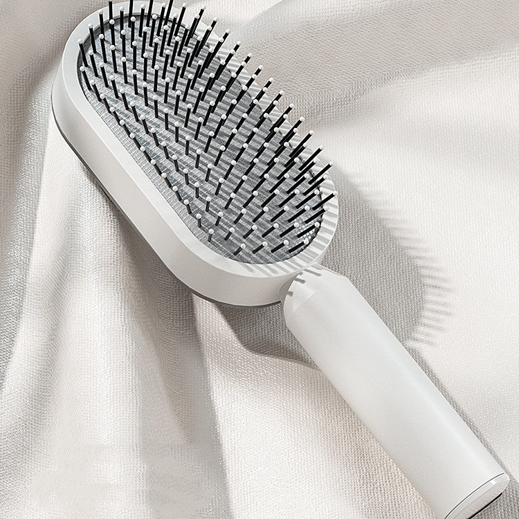 Self-Cleaning Hair Brush, 3D Air Cushion Massager Brush, Self-Cleaning Hair Styling Brush for Women, Hairdressing Brush
