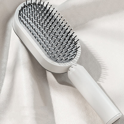 Self-Cleaning Hair Brush, 3D Air Cushion Massager Brush, Self-Cleaning Hair Styling Brush for Women, Hairdressing Brush