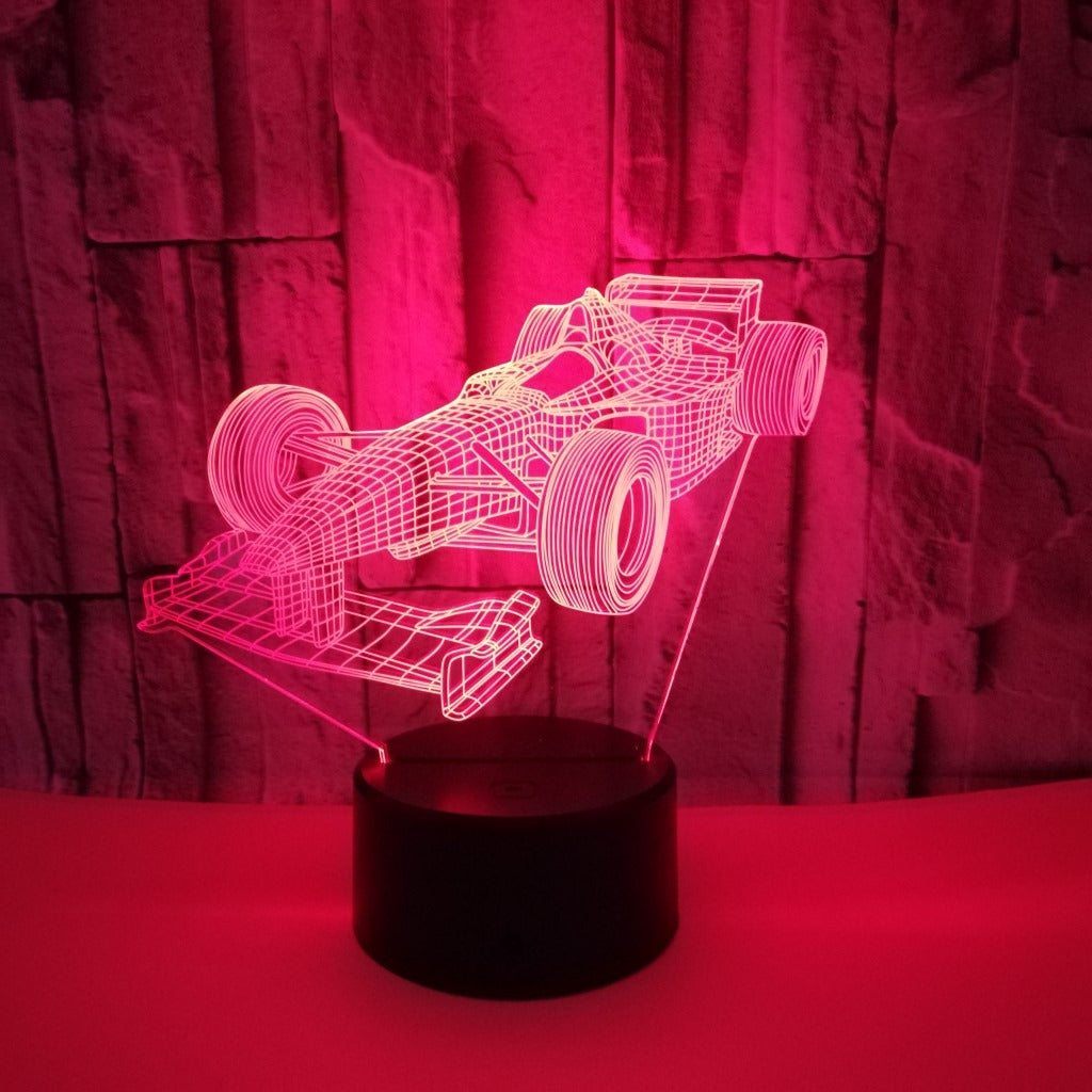 3D Night Light Remote Control Creative Bedroom Decoration Sleeping Table Lamp