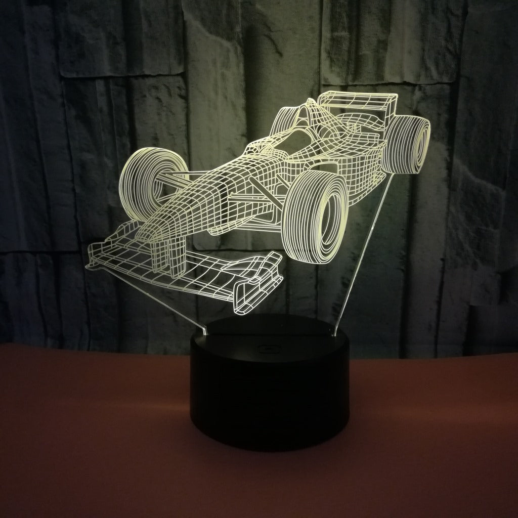 3D Night Light Remote Control Creative Bedroom Decoration Sleeping Table Lamp