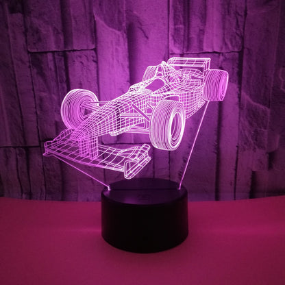 3D Night Light Remote Control Creative Bedroom Decoration Sleeping Table Lamp