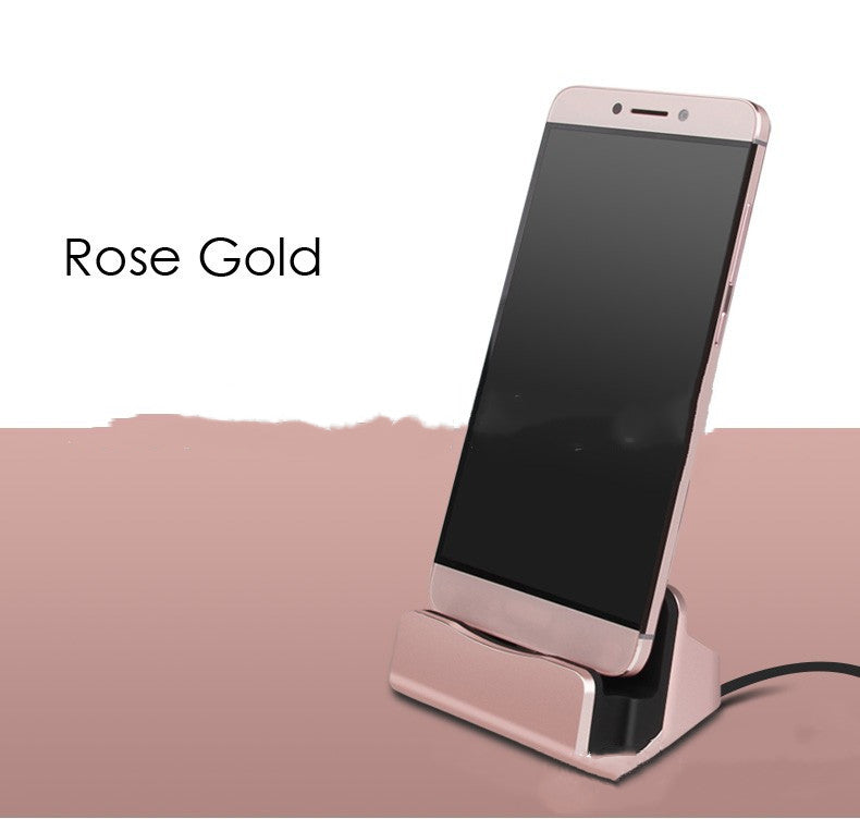 Compatible with Apple, Micro USB Type C Docking Station, Charger Stand For iPhone 7 8 Plus XS Xiaomi 8 9 A1 A2 Redmi 4 4X 5 5A 6A 7 7A