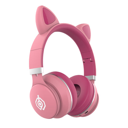 Girly Cute Cat Ears Wireless Bluetooth Headset