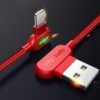 Double-Sided Blind Plug-In Elbow Mobile Game Charging Cable With Light