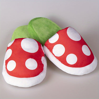 Cute Small Mushroom Cotton Holder