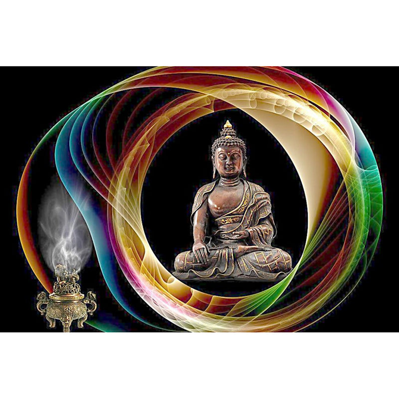 5D Crystal Round DIY Diamond Painting Embroidery Home
