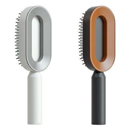 Self-Cleaning Hair Brush, 3D Air Cushion Massager Brush, Self-Cleaning Hair Styling Brush for Women, Hairdressing Brush