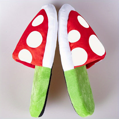 Cute Small Mushroom Cotton Holder
