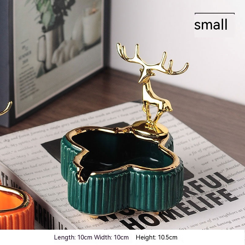 Light Luxury Ashtray Creative Home Living Room Simple
