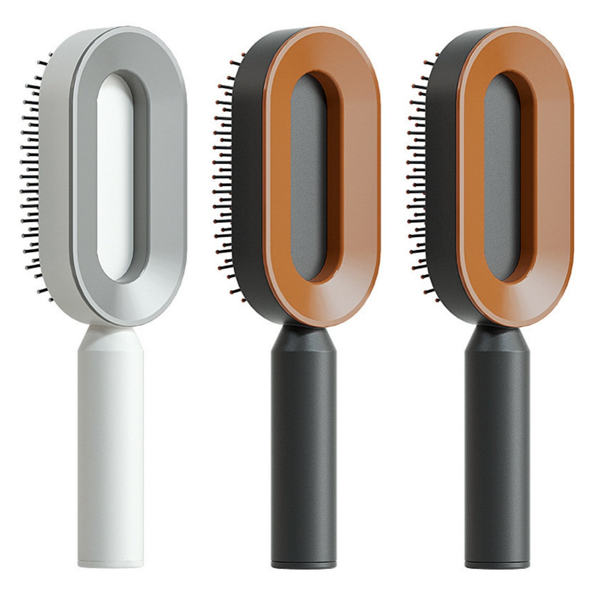 Self-Cleaning Hair Brush, 3D Air Cushion Massager Brush, Self-Cleaning Hair Styling Brush for Women, Hairdressing Brush