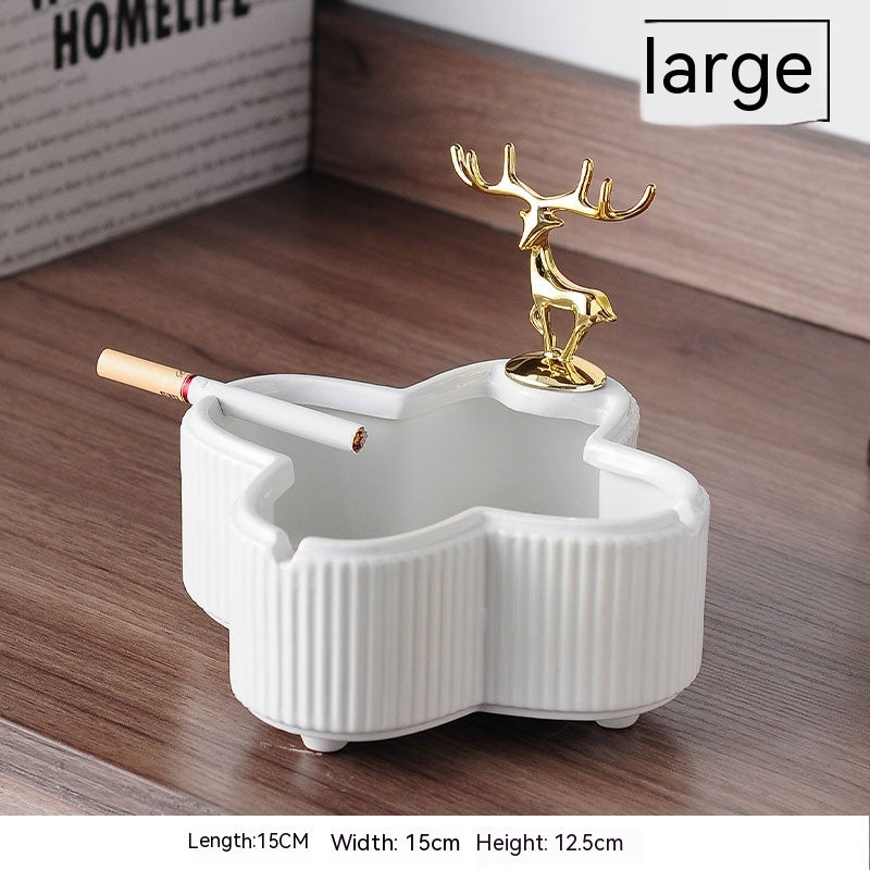 Light Luxury Ashtray Creative Home Living Room Simple