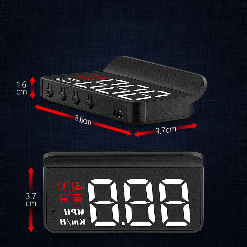 Car Head Up Display, Digital Speed Meter, Universal Car HUD