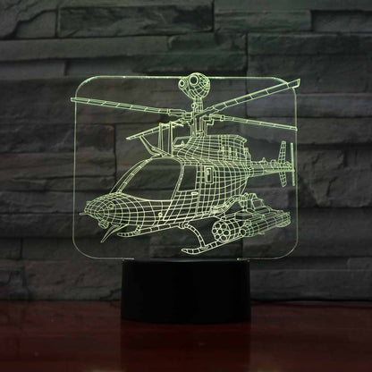 Home Colorful Touch Remote Control 3D LED Visual Light
