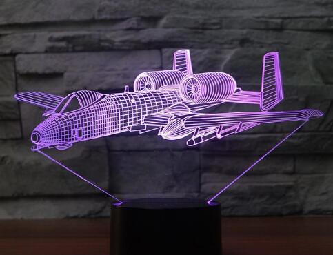 Home Colorful Touch Remote Control 3D LED Visual Light