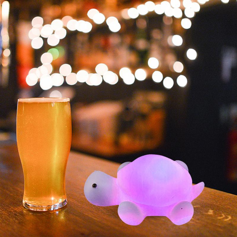 Fashion Simple Seven-color Turtle Night Light