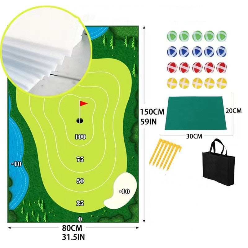 Indoor And Golfer Batting Pad Set Parent-child Interactive Leisure Outdoor Toys