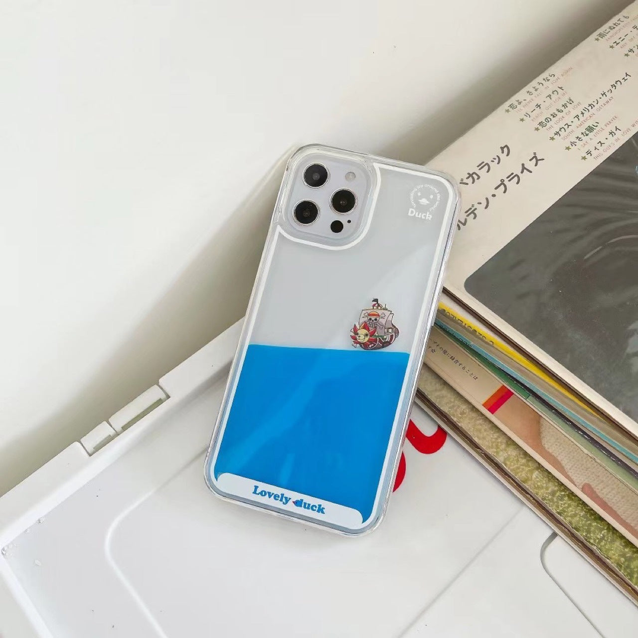 Floating One Piece Case: Your Favorite Anime in Motion!