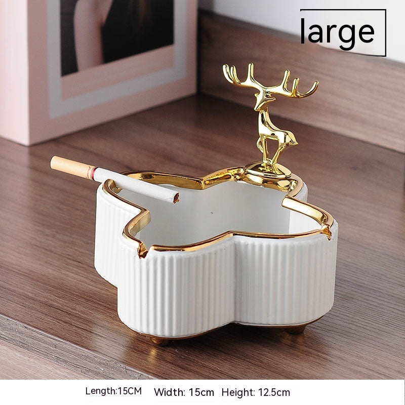 Light Luxury Ashtray Creative Home Living Room Simple