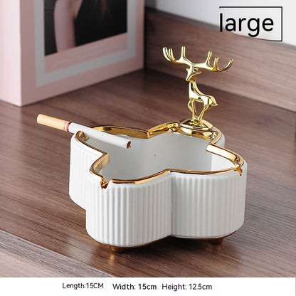 Light Luxury Ashtray Creative Home Living Room Simple