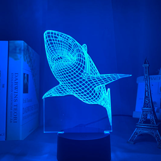 3D  LED Colorful Touch Remote Control Night Light