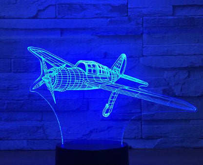Home Colorful Touch Remote Control 3D LED Visual Light
