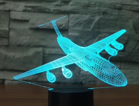 Home Colorful Touch Remote Control 3D LED Visual Light