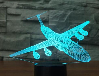Home Colorful Touch Remote Control 3D LED Visual Light
