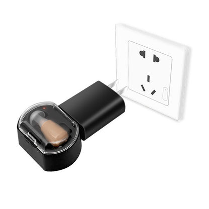 Invisible rechargeable hearing aid