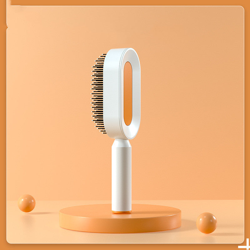 Self-Cleaning Hair Brush, 3D Air Cushion Massager Brush, Self-Cleaning Hair Styling Brush for Women, Hairdressing Brush