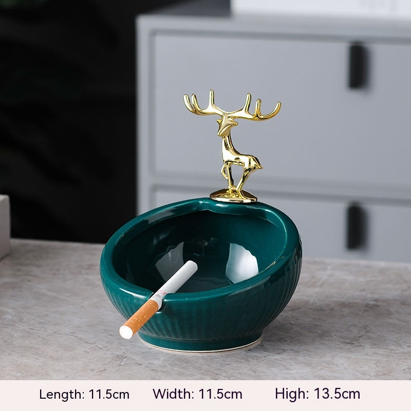 Light Luxury Ashtray Creative Home Living Room Simple