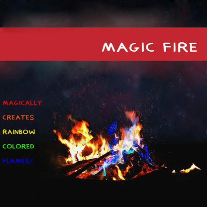 Changing Flame Powder Decorative Magical Fire Flame Powder Fireplace Festival Fire Powder Camping Bonfire Party Tools 50g/150g