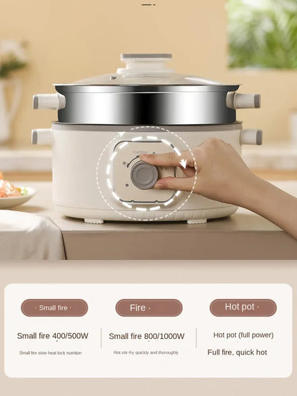 220V Multifunctional Household and Commercial Stainless Steel Multi-layer Large-capacity Electric Steamer Electric Steamer Different Sizes