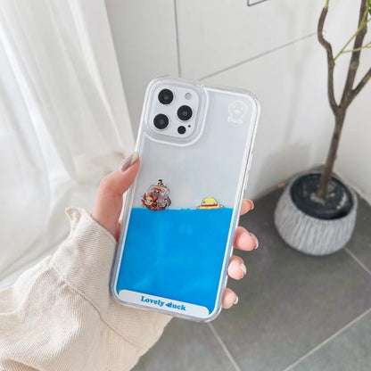 Floating One Piece Case: Your Favorite Anime in Motion!
