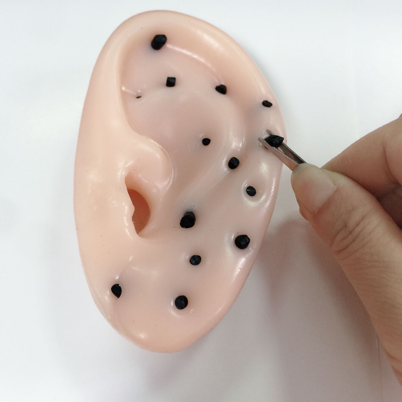 Ear Pulling Black Hair Decompression Toy