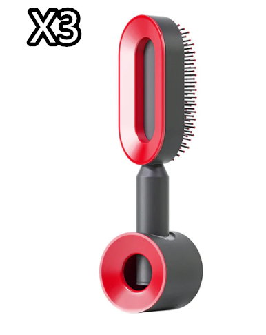 Self-Cleaning Hair Brush, 3D Air Cushion Massager Brush, Self-Cleaning Hair Styling Brush for Women, Hairdressing Brush