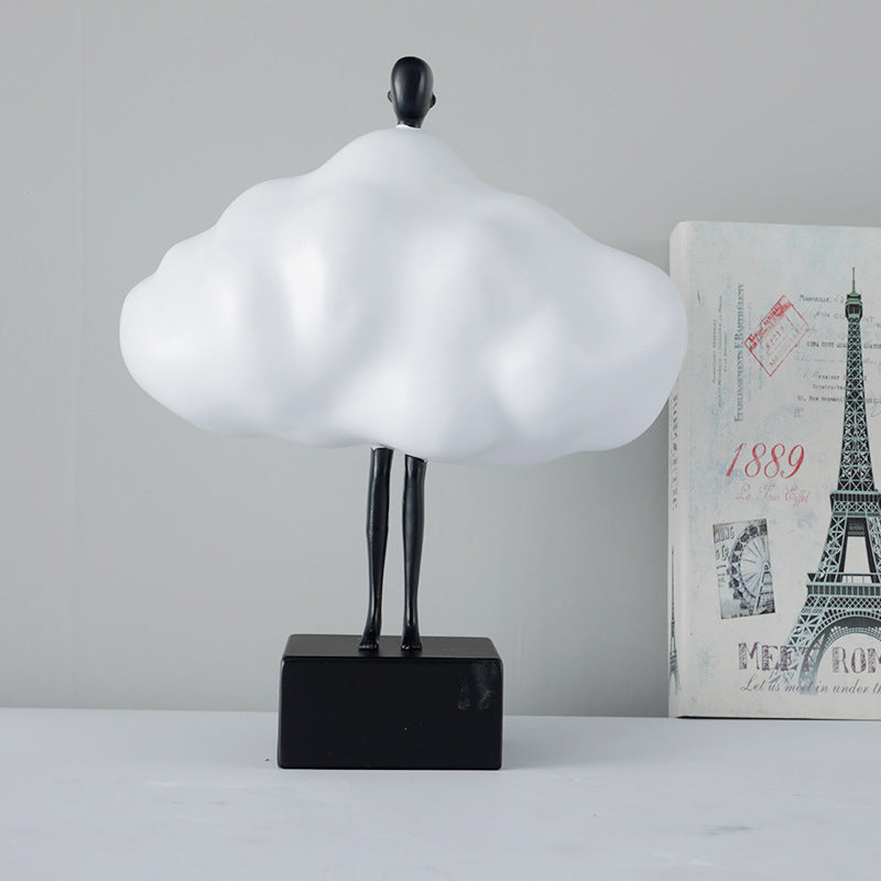 Minimalist Creative White Clouds Character Ornaments