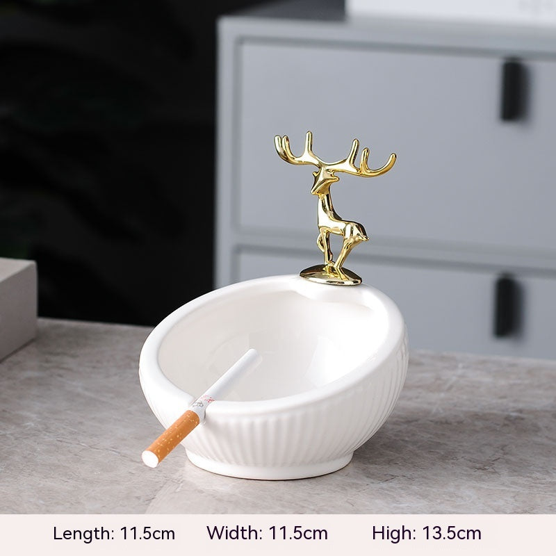 Light Luxury Ashtray Creative Home Living Room Simple