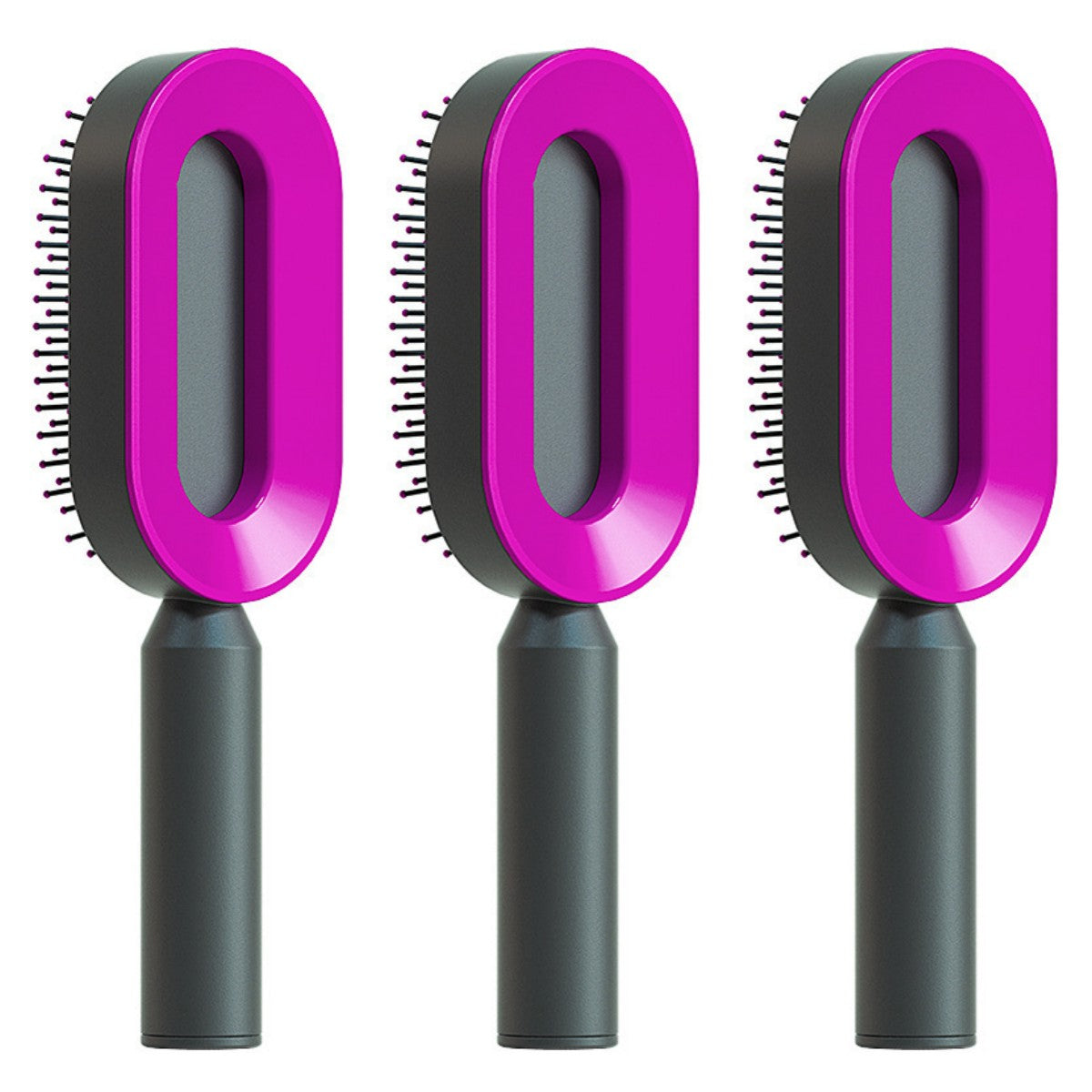 Self-Cleaning Hair Brush, 3D Air Cushion Massager Brush, Self-Cleaning Hair Styling Brush for Women, Hairdressing Brush