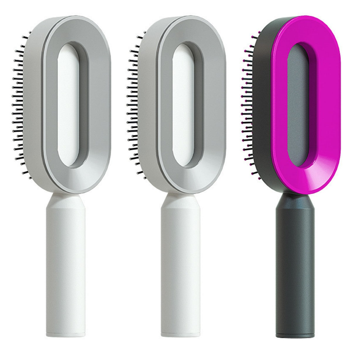 Self-Cleaning Hair Brush, 3D Air Cushion Massager Brush, Self-Cleaning Hair Styling Brush for Women, Hairdressing Brush
