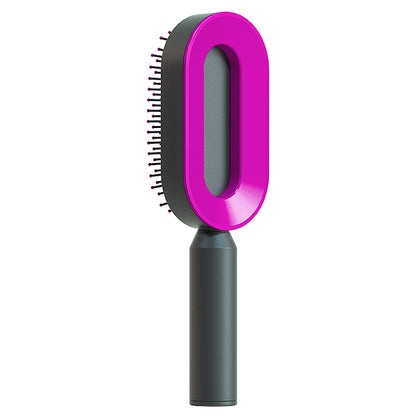 Self-Cleaning Hair Brush, 3D Air Cushion Massager Brush, Self-Cleaning Hair Styling Brush for Women, Hairdressing Brush